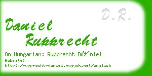 daniel rupprecht business card
